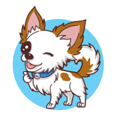 [LINEスタンプ] Shiro : A Canny Chihuahuaの画像（メイン）