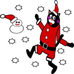 [LINEスタンプ] クリスマスとニューイヤーバージョン