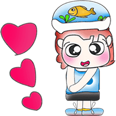 [LINEスタンプ] Mr. Kogoro. Love Fish.^__^
