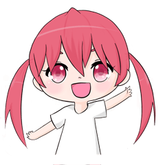 [LINEスタンプ] Pinku over acting girl