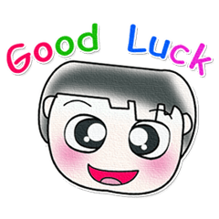[LINEスタンプ] Mr. Masaki. ！！ Good luck！！ ^_^