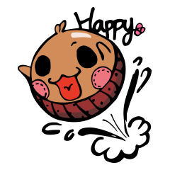 [LINEスタンプ] Liz-Chestnut1