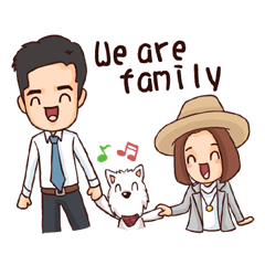 [LINEスタンプ] WEI＆DOGGIE 'S HAPPY LIFE - 2