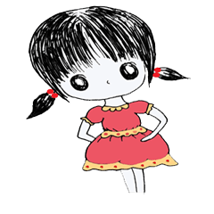 [LINEスタンプ] Please call me Ms.Fashion！！