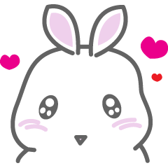 [LINEスタンプ] Sweet Rabbit ^ ^