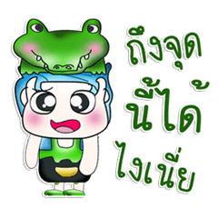 [LINEスタンプ] Mr. Yamamoto. Love crocodile. ^_^