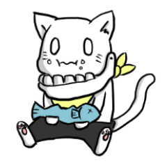 [LINEスタンプ] ネコスケくんの画像（メイン）