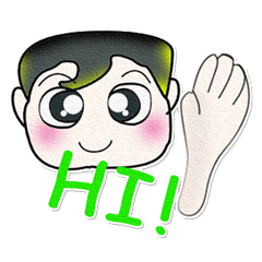 [LINEスタンプ] Hi！ My name is Kururu. ^__^