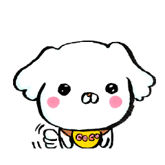 [LINEスタンプ] 広報犬ここちゃん