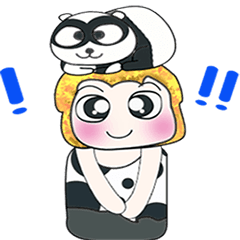 [LINEスタンプ] Mr. Tamura and Panda..^_^