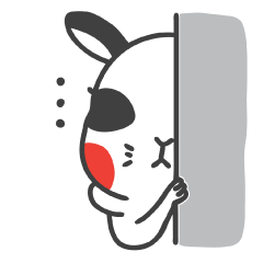 [LINEスタンプ] Insidious chubby bunny