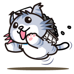 [LINEスタンプ] 築山建材の猫トラスタンプ