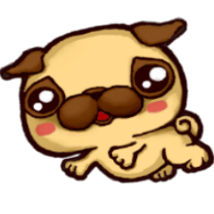 [LINEスタンプ] Fat Princess PUG