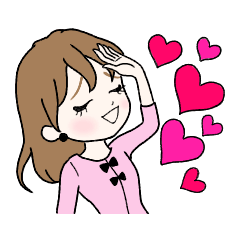 [LINEスタンプ] 恋するヅカgirlの画像（メイン）