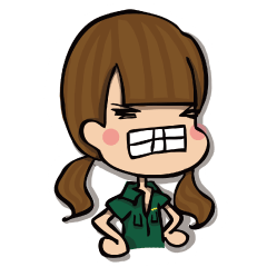 [LINEスタンプ] An Ordinary High School Girl Life-Part 2