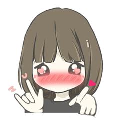 [LINEスタンプ] SHY TOO CUTE