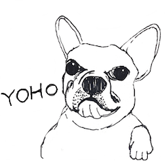 [LINEスタンプ] YOHO-frenchbulldog