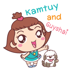 [LINEスタンプ] Kamtuy and Guyshai