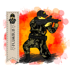 [LINEスタンプ] Smart Soldier