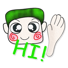 [LINEスタンプ] Hi！！ My name is Kosuke.^__^