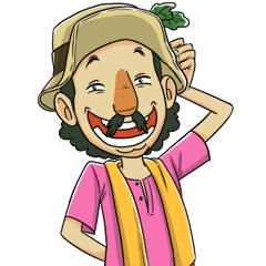 [LINEスタンプ] Mansyur Tukang Sayur