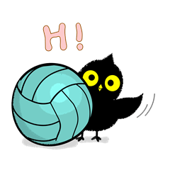 [LINEスタンプ] TIMO loves volleyballの画像（メイン）