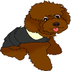 [LINEスタンプ] Brownie - The Princess Dog