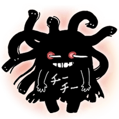 [LINEスタンプ] The Ghost girl is a troll