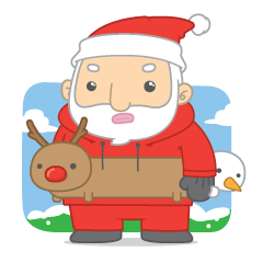 [LINEスタンプ] Santa and Friends