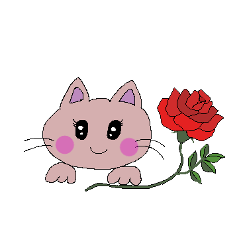 [LINEスタンプ] 薔薇猫ちゃんの画像（メイン）