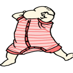 [LINEスタンプ] ムチムチ赤子スタンプ