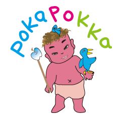 [LINEスタンプ] pokapokkaの画像（メイン）