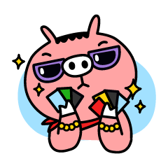 [LINEスタンプ] THE PIG Tualek Vol.1