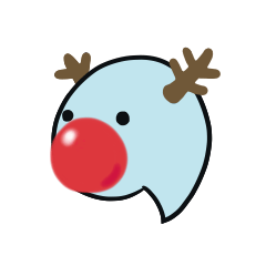 [LINEスタンプ] I am a Comma. (Christmas Ver.)