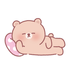 [LINEスタンプ] Lovely lazy bear