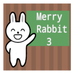 [LINEスタンプ] Merry rabbit Part 3.