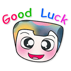 [LINEスタンプ] Hi！ My name is Kanaki. ^_^ Good luck.