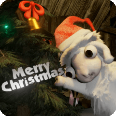 [LINEスタンプ] Innocent Lamb's Merry Christmasの画像（メイン）