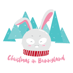 [LINEスタンプ] Christmas in Bunnyland