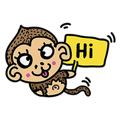 [LINEスタンプ] monkey kong