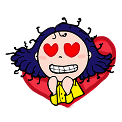 [LINEスタンプ] Strong Curly 2