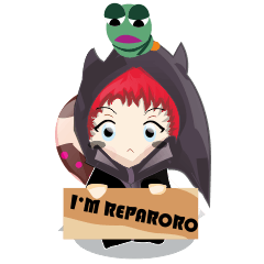 [LINEスタンプ] Reparoro The Cutest Reaperの画像（メイン）