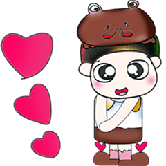 [LINEスタンプ] Hello my name is Yada and Frog.^_^