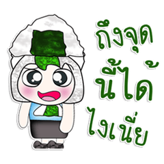 [LINEスタンプ] Mr. Sawamura. I love Sushi. ^_^