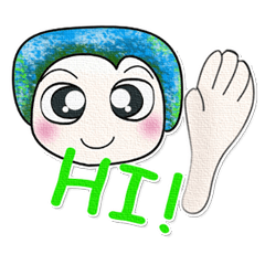 [LINEスタンプ] Hi！ My name is Hirashi. ^_^