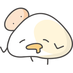 [LINEスタンプ] Poached egg and his friend