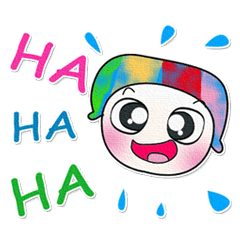 [LINEスタンプ] Ha Ha Ha！！ My name is Toru. ^_^