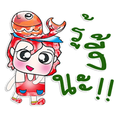 [LINEスタンプ] Mr. Setsuna. I love fish. ^_^