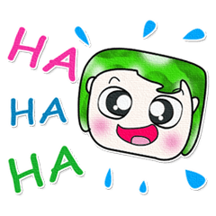 [LINEスタンプ] Ha Ha Ha ！！ My name is Tama.！！