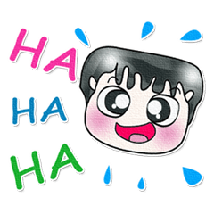 [LINEスタンプ] Ha Ha Ha！！ My name is Kato.^_^